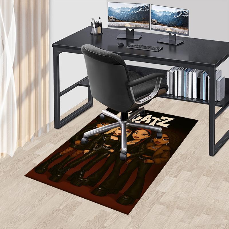 1pc Bratz Fashion Carpet Anti Slip Polyester Floor Mat for office,Bedroom