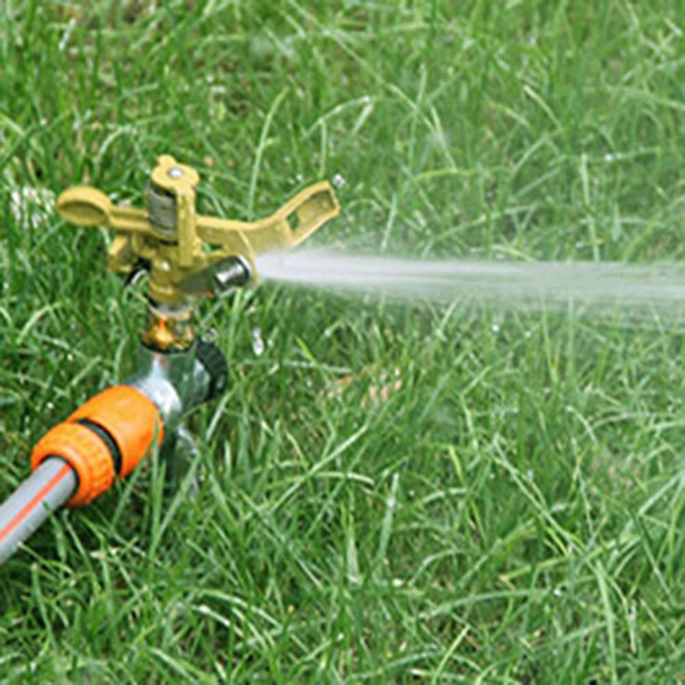 Gartensprinkler, 360 ° Rotation, Bewässerungssystem, automatischer Bewässerungssprinkler für Landwirtschaft, Rasen, Bauernhof, Gewächshaus