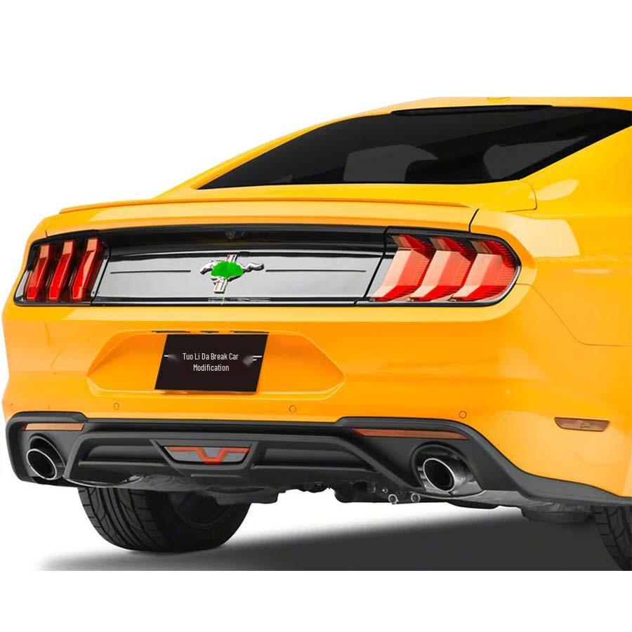 Ford Mustang S550 Diffuser Center & Reverse LED Brake Light (Smoked Style) 2015-2023