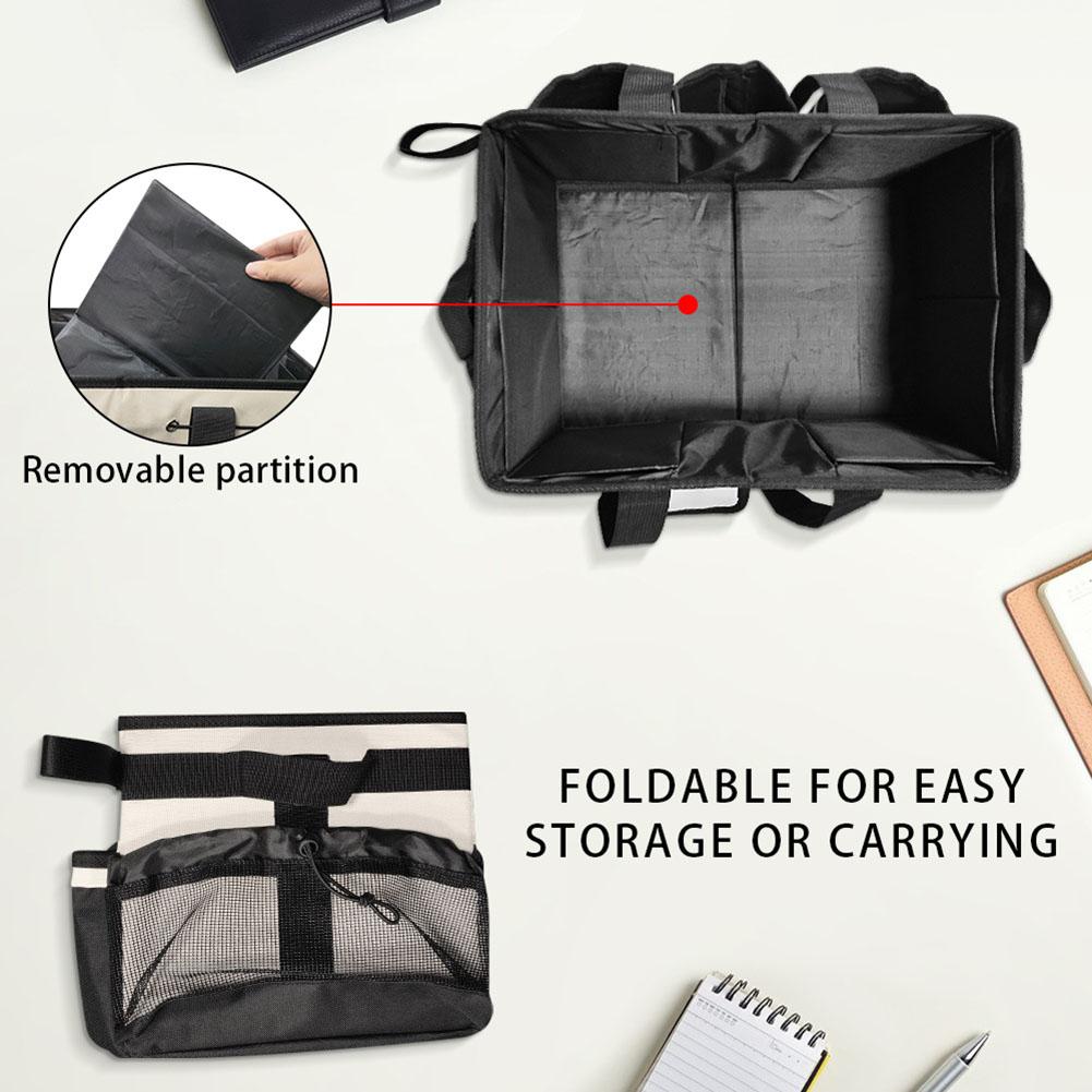 17 Zoll Robuste Werkzeugtasche Mehrere Taschen Werkzeugorganizer Koffer Werkzeugkasten Organisation Tragen Werkzeugtasche Für Reinigungs- oder Elektrowerkzeuge