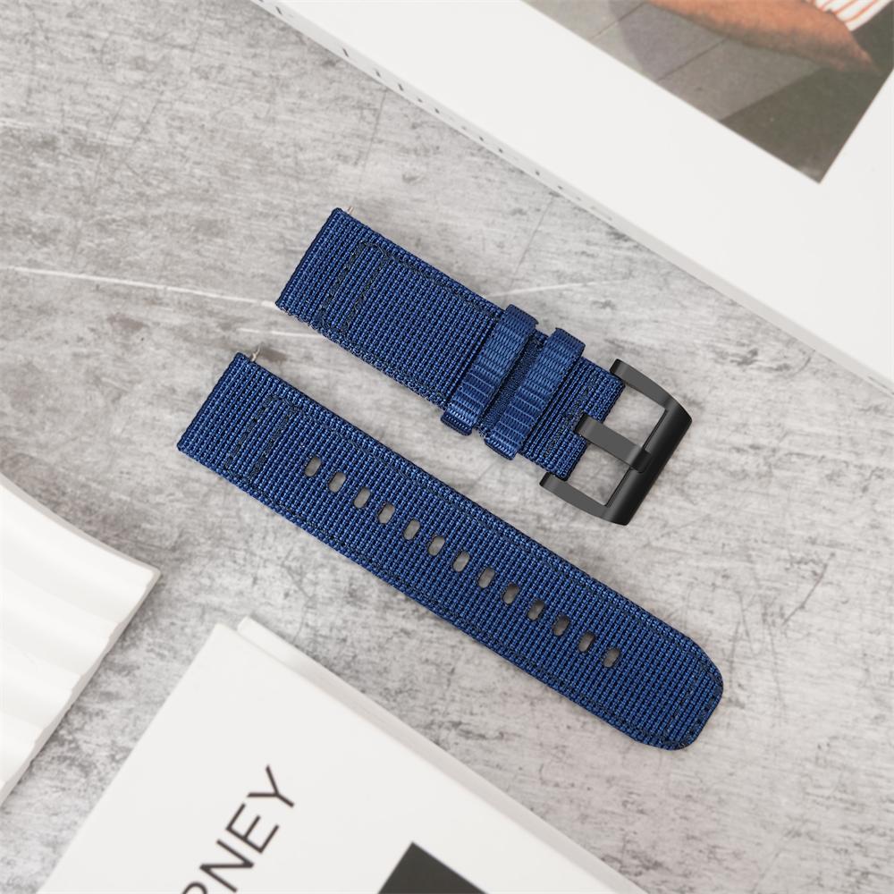 Pasek płócienny 20MM 22MM Do Samsung Galaxy Watch 5 6 7 FE / Do Huawei Watch GT4 46MM / GT5 46MM smartwatch nylonowy pasek sportowy bre
