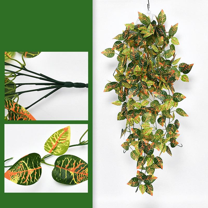 1PC Wand Hängen Pflanzen Künstliche Pflanzen Hängen Pflanzen Zweig Garten Hochzeit Decor