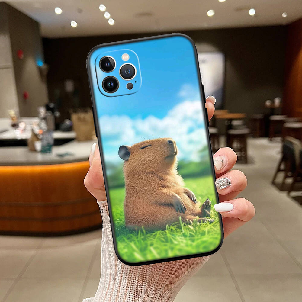 Cartoon Capybara Case for Samsung Note 20 10 S25 Plus Ultra Lite FE A11 A26 A51 A52 A53 A56 A70 A71 A72 A73 M20 M30 M21 M31 M51