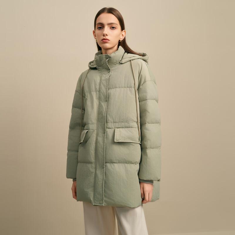 Elva' Island Women's Hooded Short Down Jacket