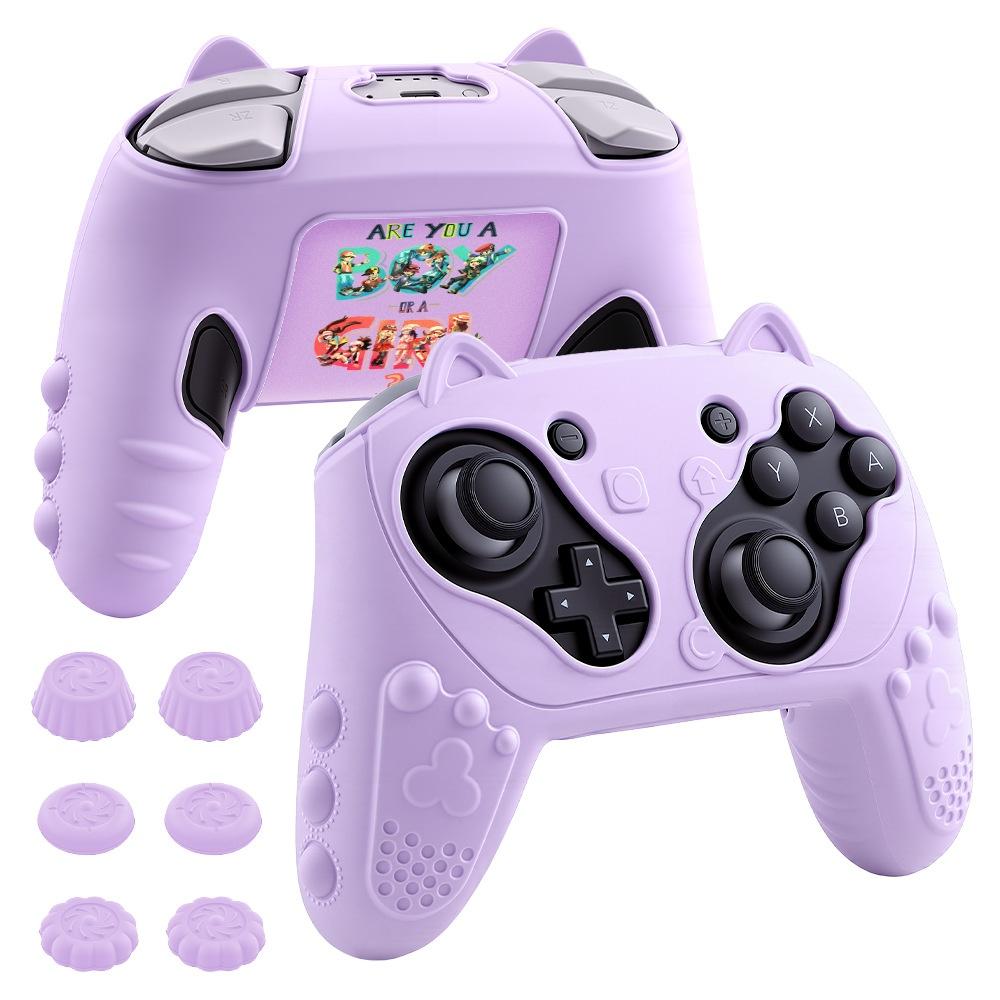 Silikon-Schutzhülle für Switch 2 Pro Controller Mit Daumenkappen Anti-Rutsch-Skin-Abdeckung Für Switch 2 Pro Gaming-Zubehör