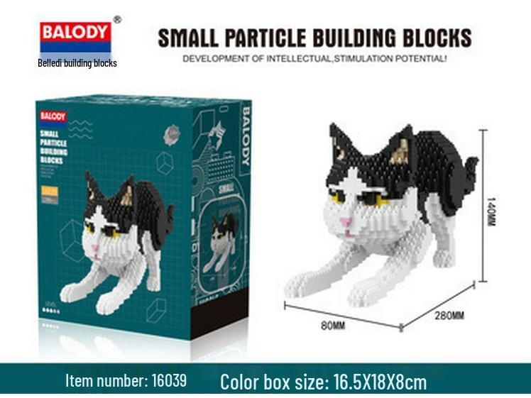 BeleDi Micro Building Blocks: Educational Pet Model Toy for Kids