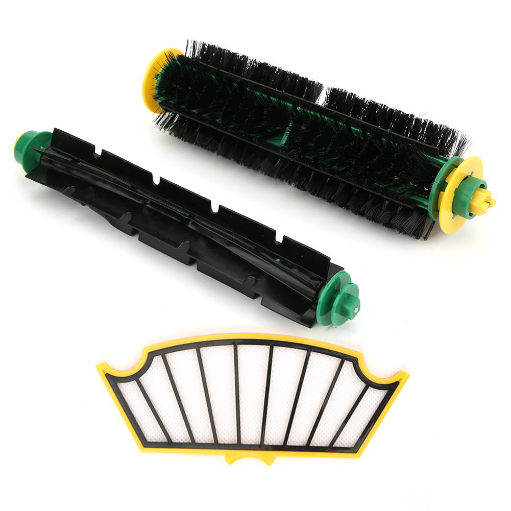 Main Brush Filter Replacement Parts Accessories Kit Fit for Roomba 500 Series