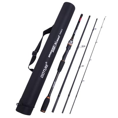 Goture Seabass Fishing Rod, Fuji Guides, Eging Rod, Compact Spinning Rod, Eging Rod, Squid Metal Rod, Light Shore Jigging Rod, 2.7m (M)