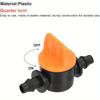 10 Stück Schlauchventil Gartenhahnverbinder für Tropfbewässerungssystem, 4/7mm Wasserdurchflussregulierungsfittings Gartenbewässerung Wasserrohrfittings