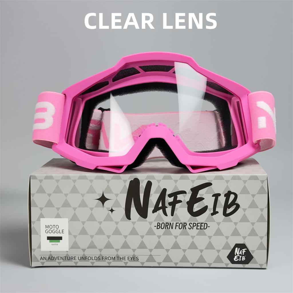 NAFEIB Motorcycle Goggles N17 Motocross Cycling Glasses Outdoor Off-Road Skiing Sport MTB ATV Dirt Bike Racing Goggles