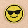 8Pcs Emoji Expression Emboidery Patches Patch Exaggerated Fabric Applique Ornaments Accessories 6.2x