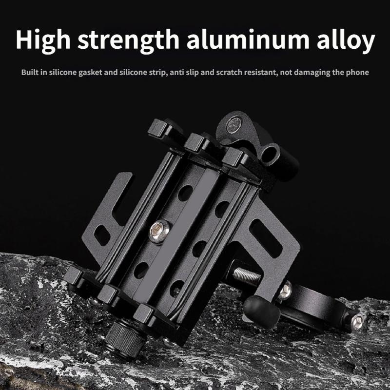 360 Degree Rotatable Bike Phone Holder Comfortable Viewing Angles Phone Stand for Smooth Cycling Experiences