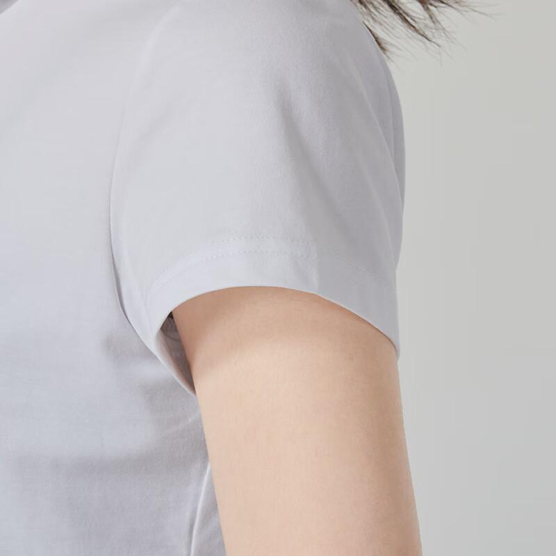 Under Armour Solid Color Casual Sports Polo Shirt Women tops White 22500519-100