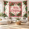 Christmas Printed Tapestry Wall Hanging For Bedroom Living Room Wall Decor Holiday Gift