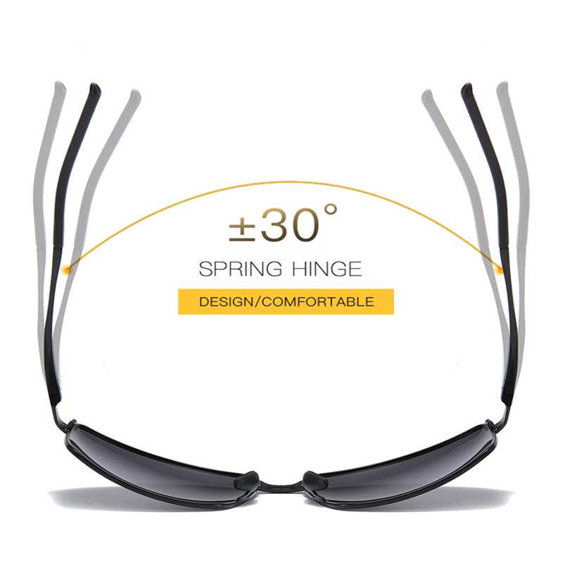 Gsjiaxin Retro Optics Polarized Myopia Sunglasses Fashion Women Men Metal Frame Uv400 Driving Prescription Glasses -0.50 To -6.0