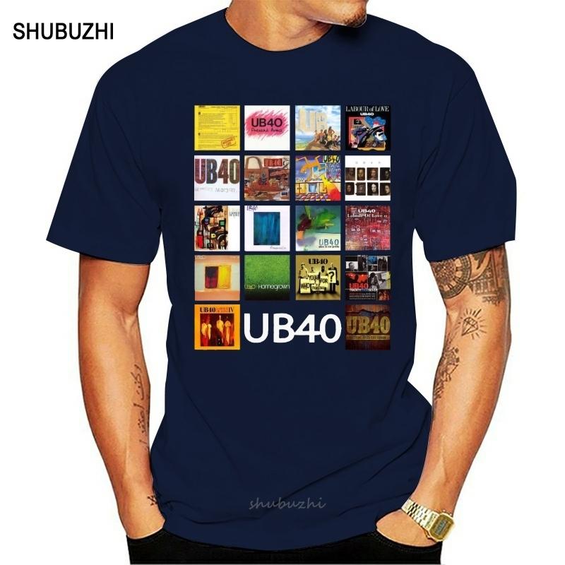 UB40 VARIOUS COLOURS CREW NECK SHORT SLEEVE TSHIRT Brand Cotton Men Clothing Male Slim Fit T Shirt Short Sleeve Basic Tops