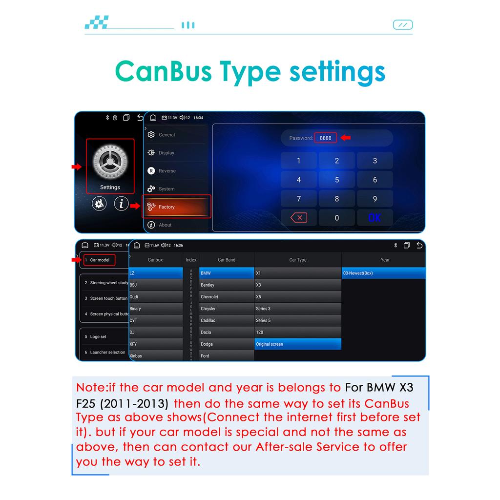 Hizpo 4G LTE 10.25" Octa Core 2 Din Car Multimedia Player GPS Navigation Support DSP Carplay Android Auto for BMW X3 F25(2011-2013)CIC Bluetooth RDS