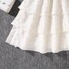 Patchwork-Rüschenkleid für große Mädchen - Frühjahr/Sommer 2026 Europäischer & Amerikanischer Stil, Ärmellos & Elegantes Prinzessinnen-Design