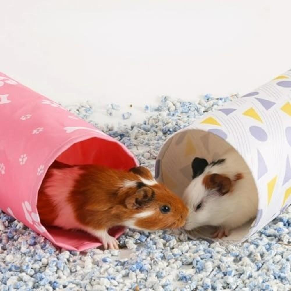 Tunnel Design Guinea Pig Tunnel Breathable Small Pet Hiding Toys Dutch Pig Toys  Small Pets