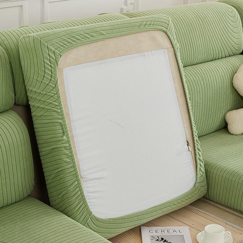 Matcha Green Sofa Cover High Elasticity All Wrapped Cover Lazy Sofa Cushion Four Seasons Universal Dust Cover Cloth
