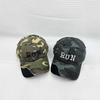 American Retro Heavy Industry Cutting Camouflage Baseball Cap Men and Women Wear High Street Fashion Brand Hip Hop Big Head Circumference Cap