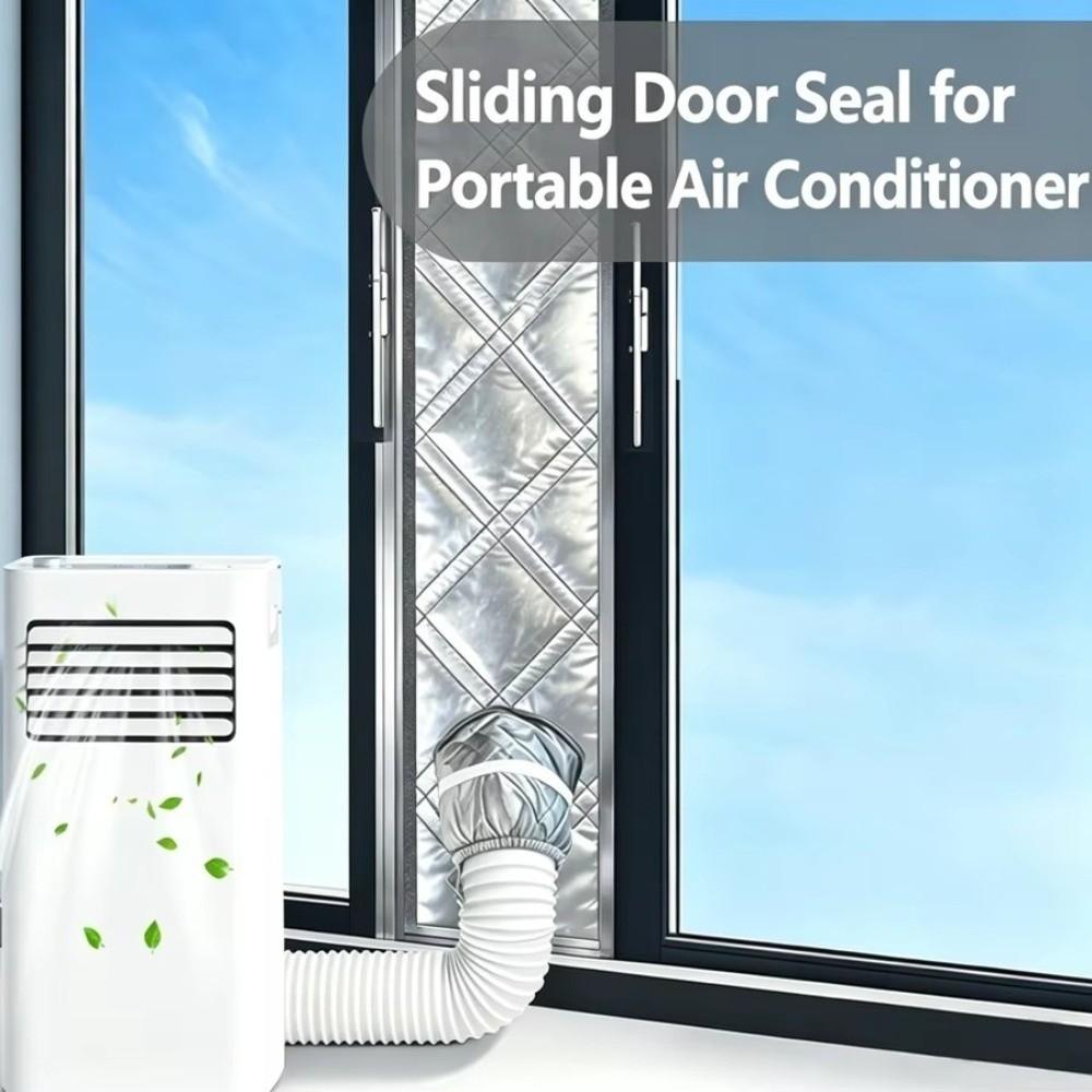 Composite Silver Foil Portable AC Window Seal Kit Home Comfort