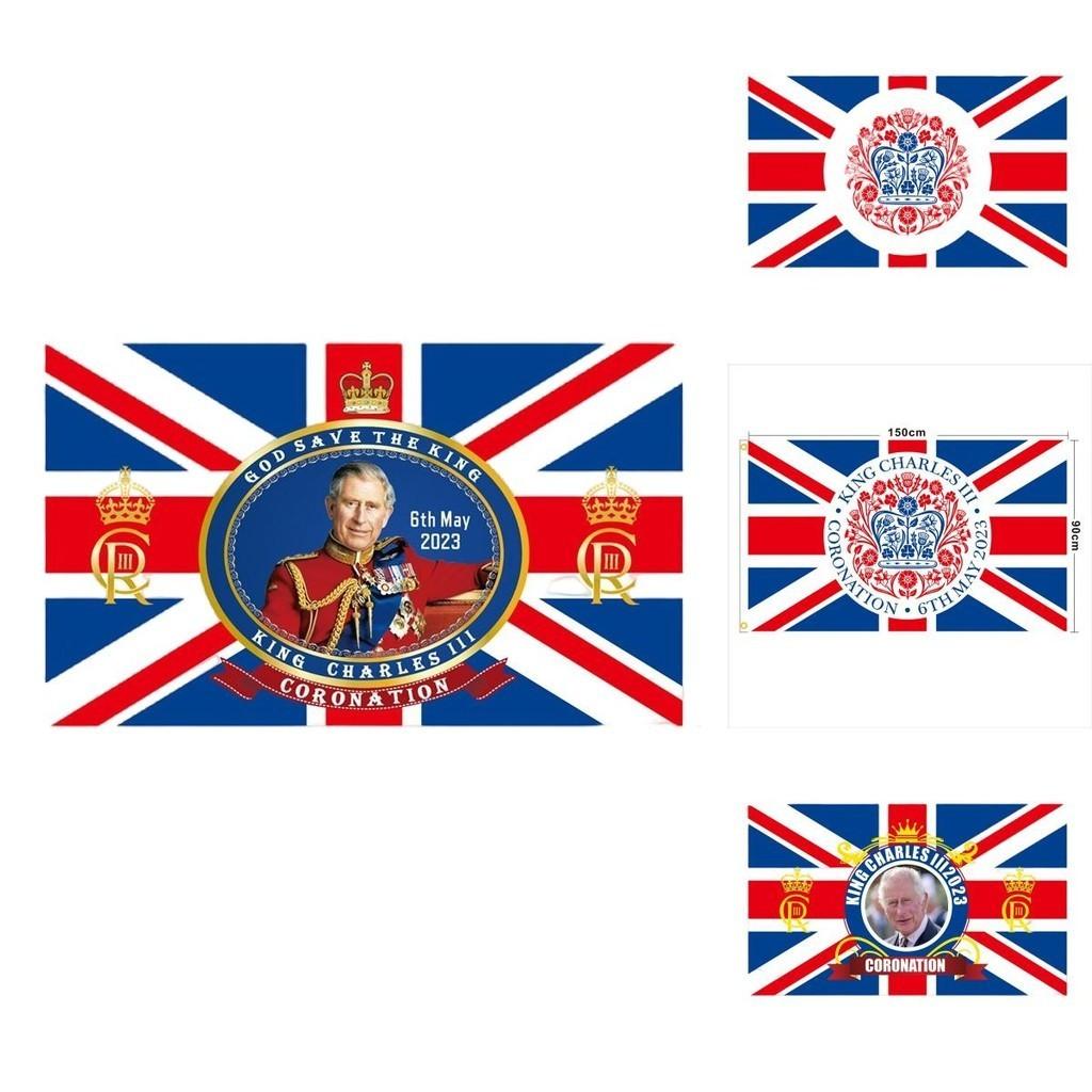 Wufudtp Charles Iii Flag Hintergrundtuch 90x150cm Outdoor Union Jack Flagge