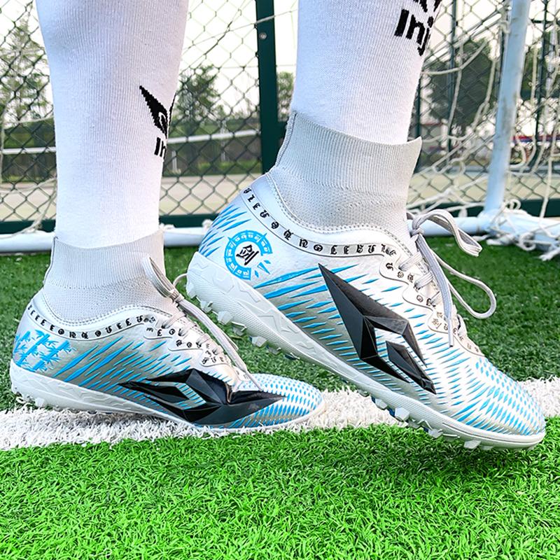 Men's Quality Football Boots Assassin Chuteira Campo TF/AG Football Shoes Futsal Training High Cut Soccer Shoes Outdoor Sneaker