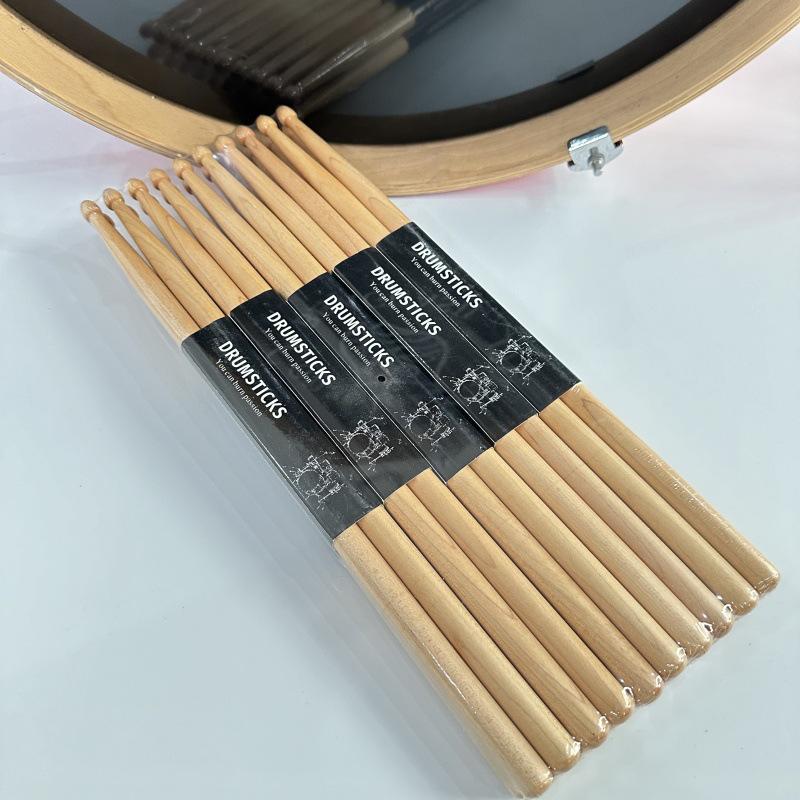 Trommelstöcke aus Ahorn: 5A Hickory, Eiche, Massivholz 7A Übungssticks.