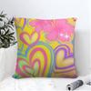Airbrushed Hearts Y2K Indie Kid Pillow Cushion Cover Pillowcase Living Room Sofa Home Decor