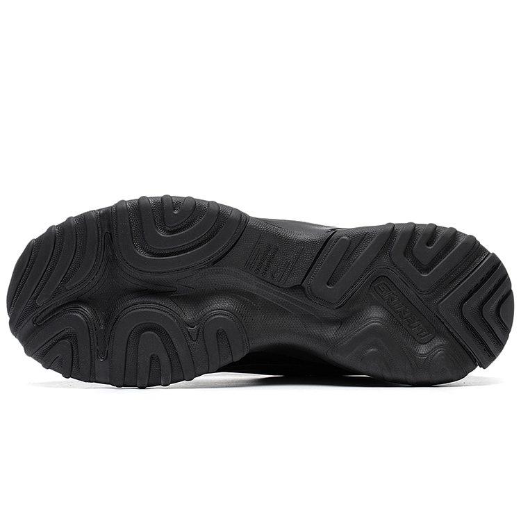 Li Ning Aurora WindWalker V2 Fabric Cushioning Slip Resistant Low Top Casual Shoes Women's Black AGCS160-3