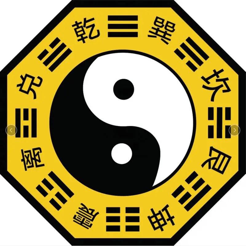 Taoistisches Tai Chi Bagua Teppich Meditationskissen Zen Matte Gang Decke Anti-Rutsch Chinesisches Wohnzimmer Übung 60X60cm