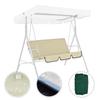 3 Replacement Seater Swing Seat Cover Waterproof Plain Chair Cushion Tool Pads