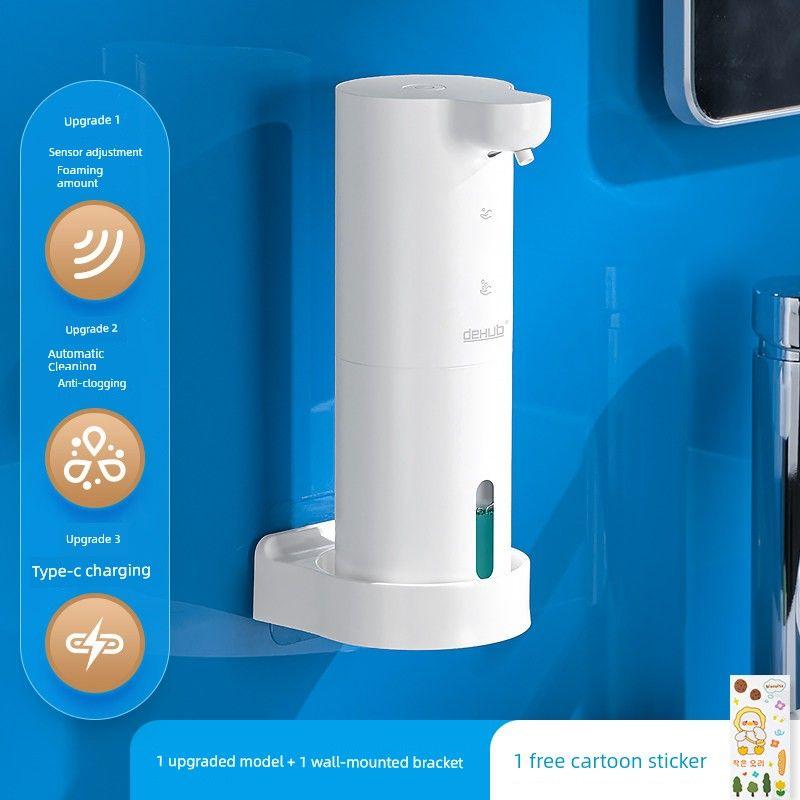 

Electric Sensor Hand Sanitizer Dispenser, Soap Foaming Machine, Automatic Sensor Smart Hand Sanitizer Machine 1 White Unit + 1 Wall Bracket