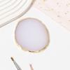 Nail Art Color Palette Resin Agate Gold Border Color Palette Nail Art Display Board Color Palette Resin Nail Art Color Palette