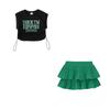 Girls' Jazz Dance Suit - Hip-Hop Street Fashion, Trendy Children's Performance Wear, Zhang Yuanying Style.
