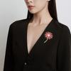 Fashion Diamond Brooch Women'S High-End Alloy Pearl Brooch Accessories Pin Personality Creative Sunflower Brooch