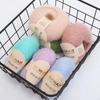 Warm Baby Wool Mohair Yarn Extra Soft Hand Knitting Yarn Soft Yarn for Sweater For Hand Knitting