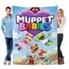 Koc Muppet Babies Miękki Koc na Łóżko Kanapę Sofa Przytulny Lekki Prezent Urodzinowy