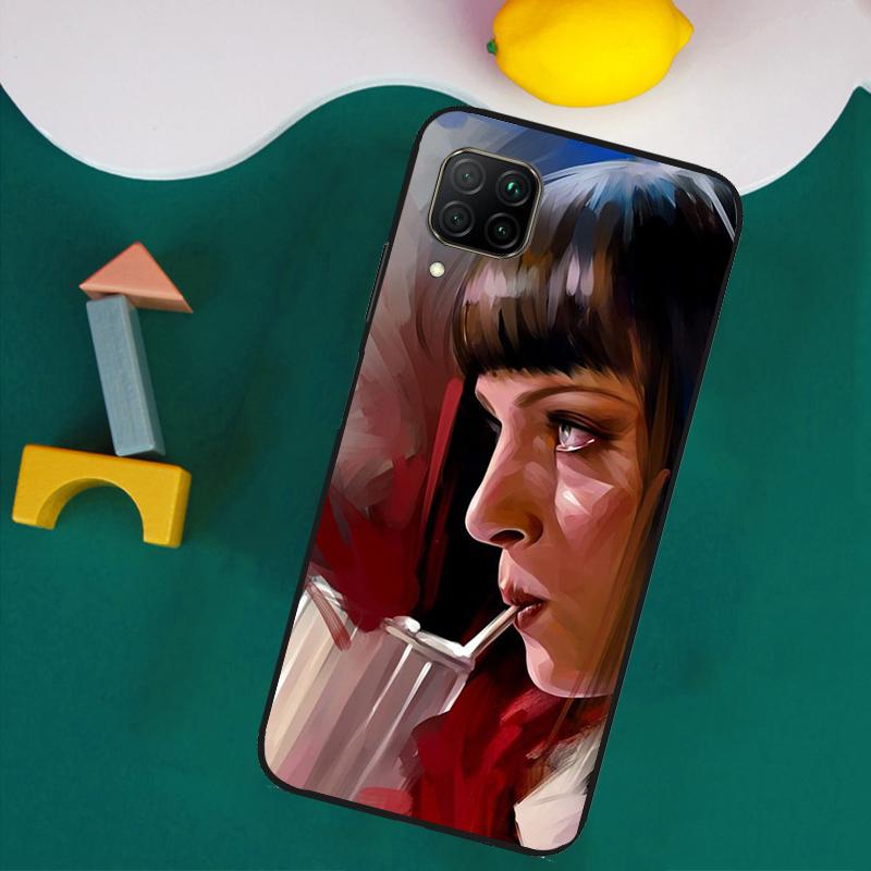 Pulp Fiction Movie Poster For Huawei Nova 11 10 9 SE 5T 11i 8i 3i Nova Y90 Y91 Y70 Y60 Y61 P20 P40 Lite P30 Pro Case