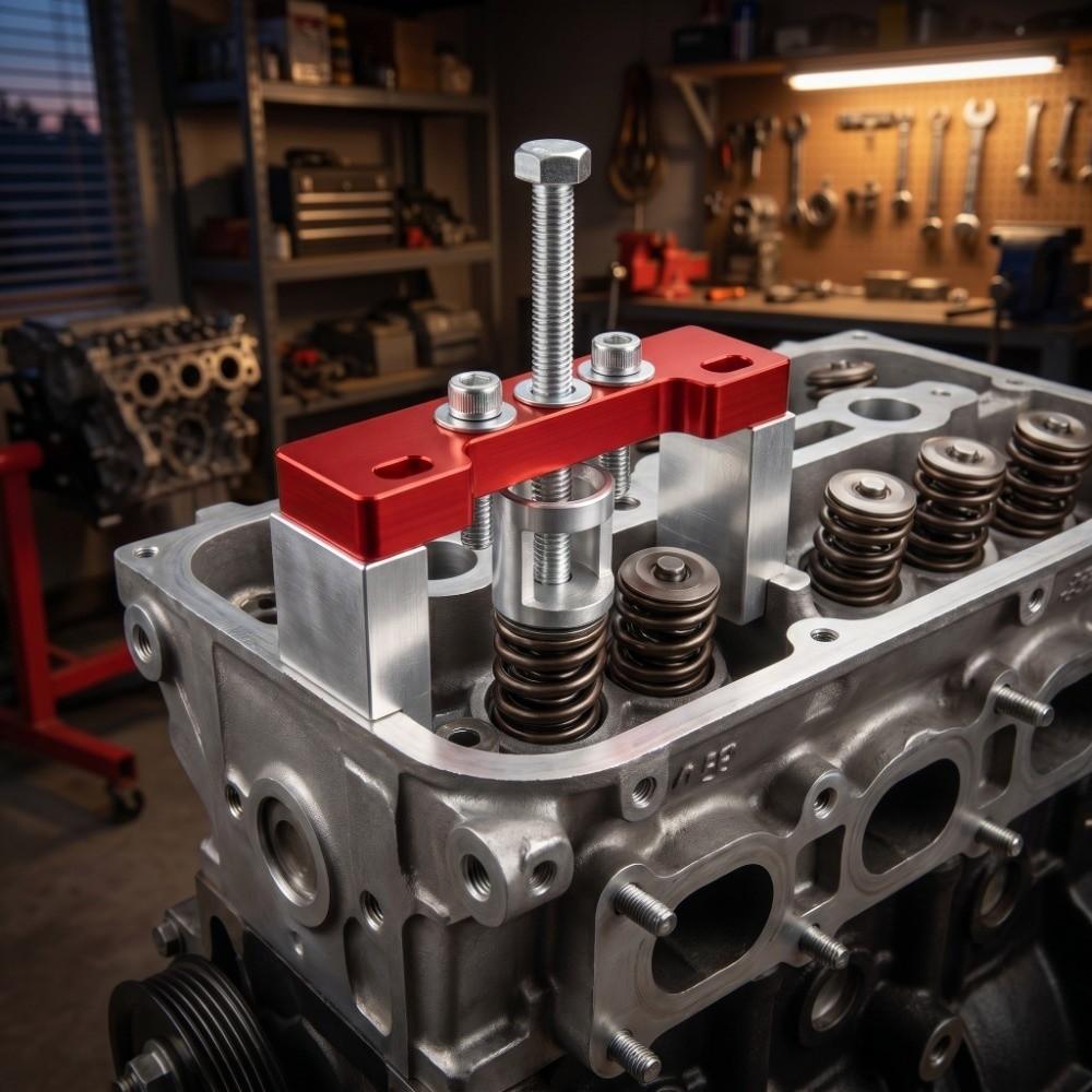 Aluminum Alloy Valve Spring Compressor Tool Valve Spring Compressor Tool Kit Vehicle Maintenance