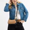 Coach Teri 24 Brand Logo Straw And Leather Tote Shoulder Bag Medium Women Bags Khaki Black CAL90-IMXUB