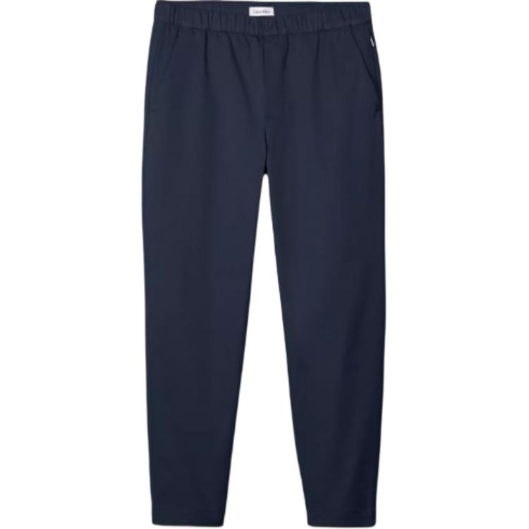 

Calvin Klein Drawstring Elastic Waist High-Tech Slim Fit Slip-On Casual Pants Men bottoms Deep-Sapphire 40QM623-410 XL