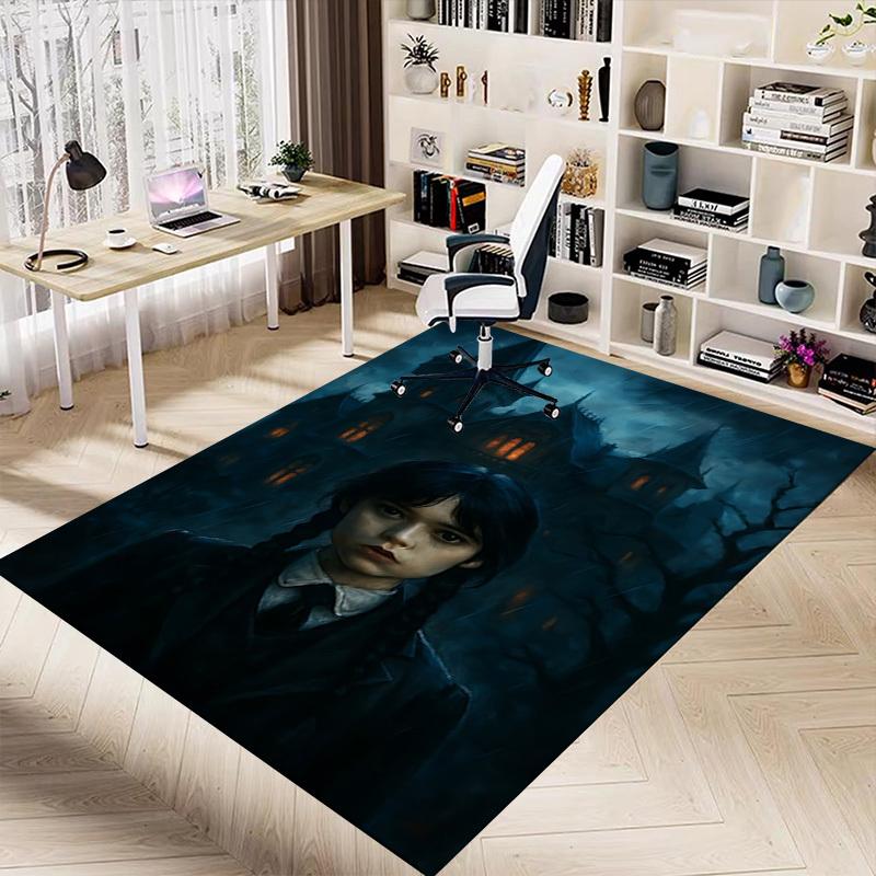 1pc haunted house spooky atmosphere Carpet Anti Slip Polyester Floor Mat for office,Bedroom