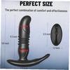 Multifunctional Anal Butt Plug Vibrator Telescopic Thrusting Design Dual Motor Vibration Scrotum Clamp Function Waterproof
