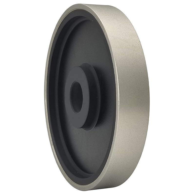 Diamond Lapidary Jewelry Grinding Wheel 6 Inch with 1 Inch Arbor Hole, Diamond Grinding Wheel for Gem, Marble, Granite, Glass, Ceramics, Cemented