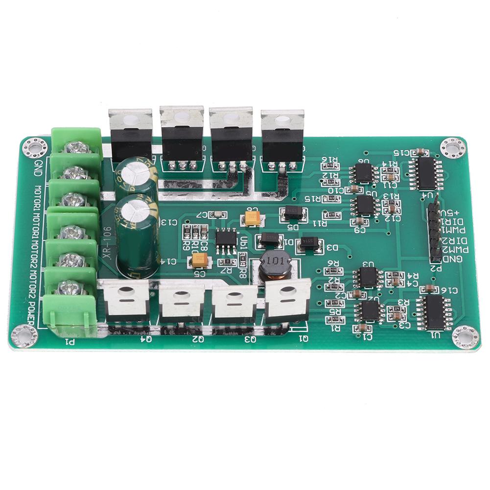 Industrial 15A Dual Channel DC Motor Drive Module With Brake Function Electronic Component