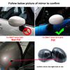 Die Schwarze Flagge Auto Schale Außen Rückspiegelabdeckungen Für BMW MINI Cooper One S JCW F54 F55 F56 F57 F60 2015-2019 Zubehör