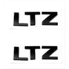 Vestian (CV) 2 Pair Black LTZ Emblems Badge Nameplate for Chevy Tahoe Suburban Silverado Avalanche Sierra LTZ(Matte Black)