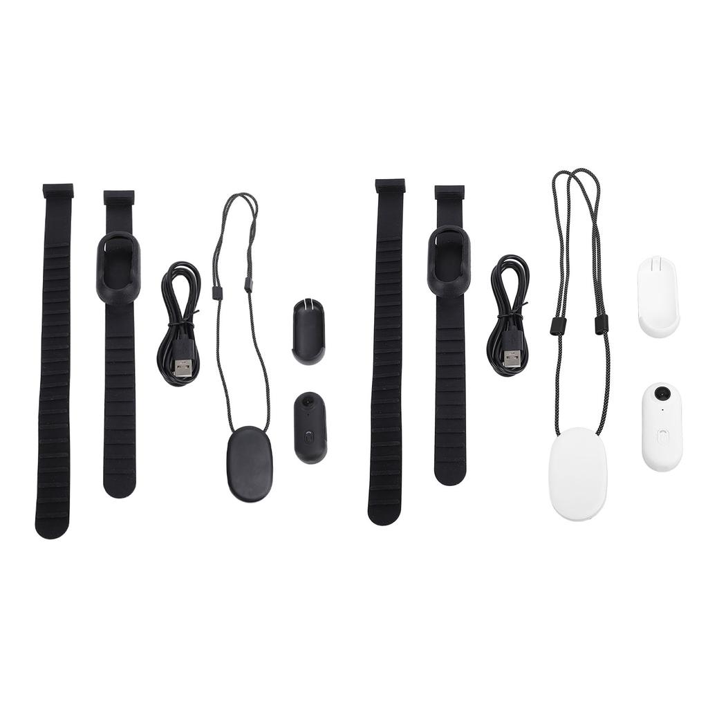 Collar Camera with Back Clip 1080P 30FPS Wireless Loop Video Recording Magnetic 120° Wide Angle 800m